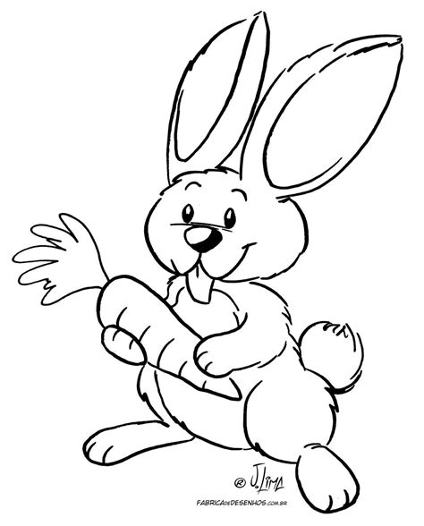desenho coelho para colorir-1